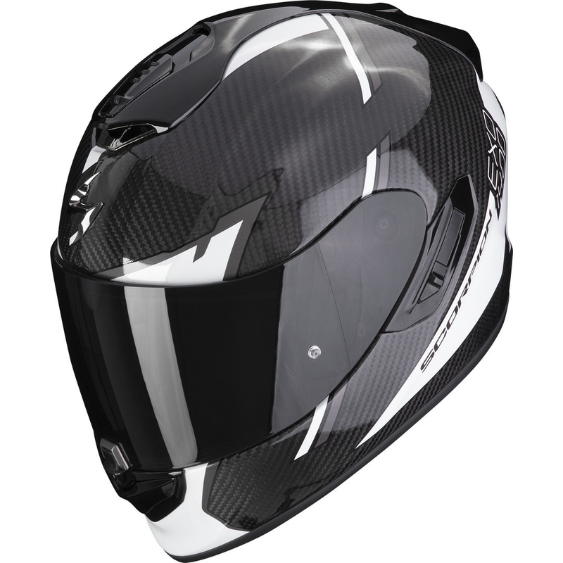 Scorpion EXO-1400 EVO Carbon Air Kendal integralna kaciga crno-bijela