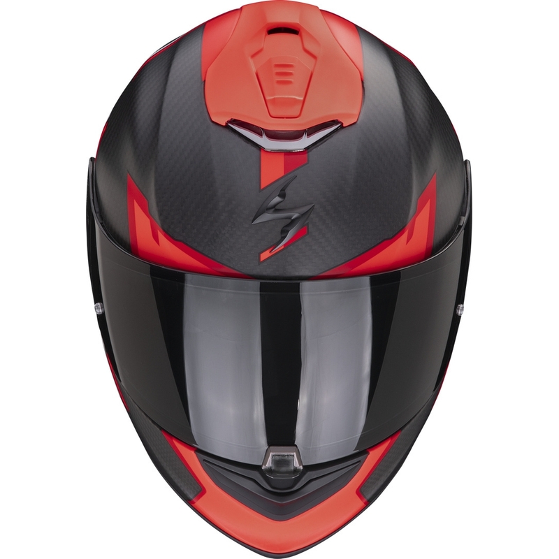 Scorpion EXO-1400 EVO Carbon Air Kendal integralna kaciga crno-crvena
