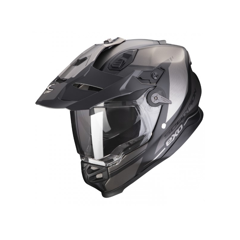 Motociklistička kaciga SCORPION ADF-9000 AIR Trail crno-srebrna