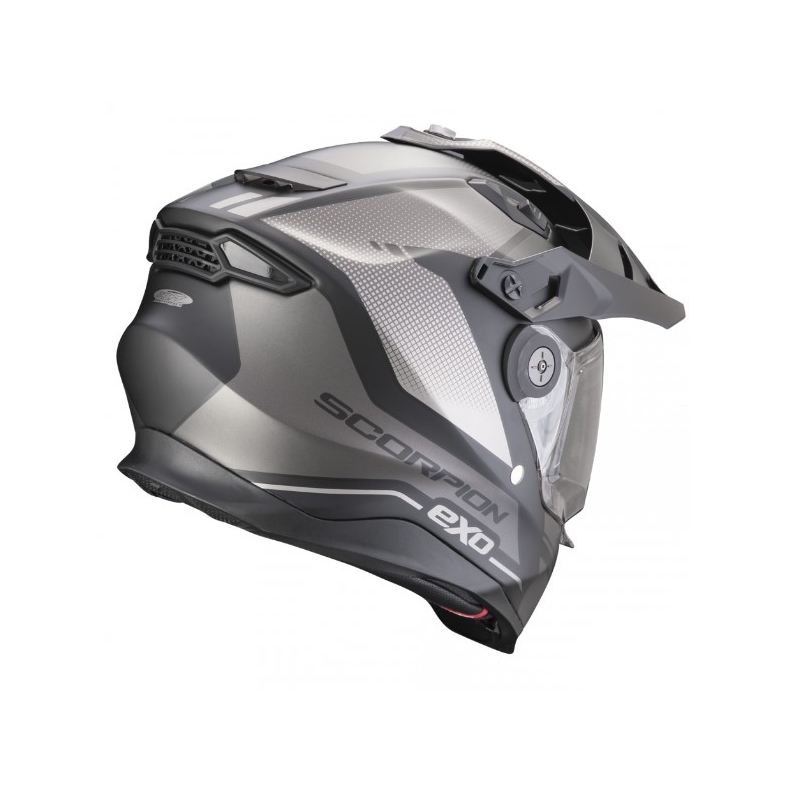 Motociklistička kaciga SCORPION ADF-9000 AIR Trail crno-srebrna