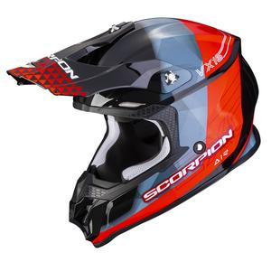 Scorpion VX-16 EVO AIR GEM kaciga za motocross crna-plava-crvena