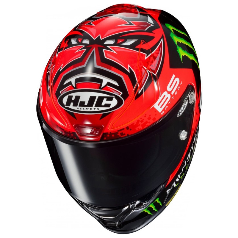 HJC RPHA 1 Quartataro Replica MC1 crno-crveno-zelena integralna motociklistička kaciga