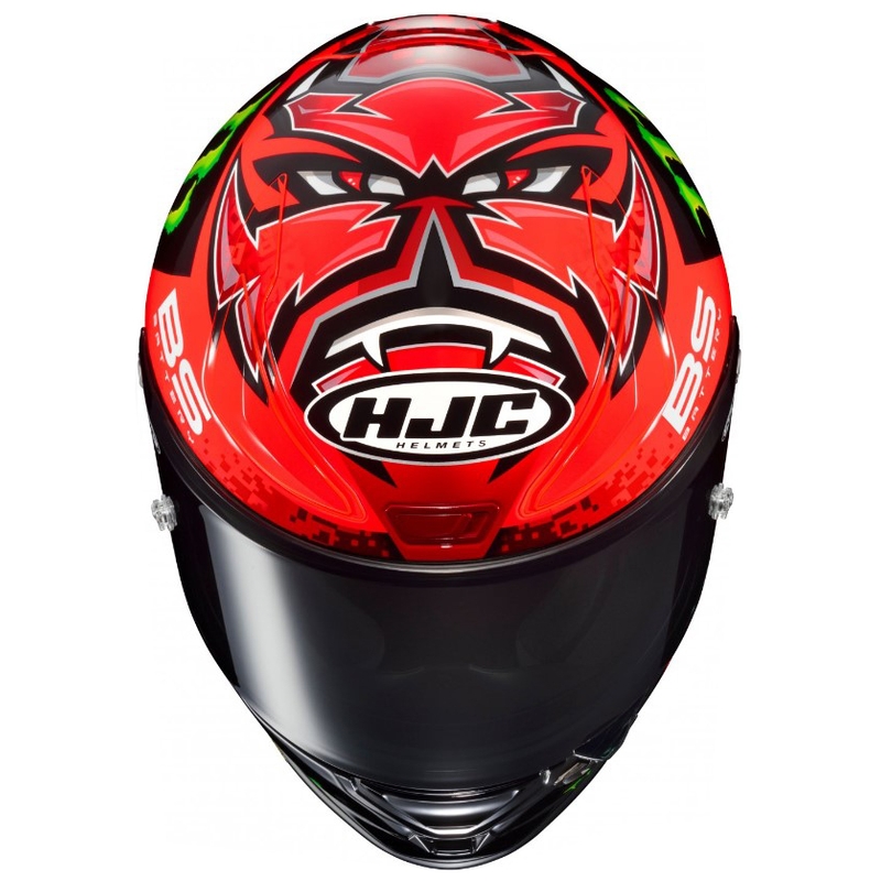HJC RPHA 1 Quartataro Replica MC1 crno-crveno-zelena integralna motociklistička kaciga