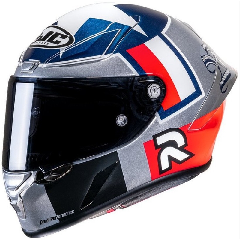 HJC RPHA 1 Ben Spies Silverstar MC21 motociklistička kaciga s punim licem crveno-plavo-bijela-srebrna