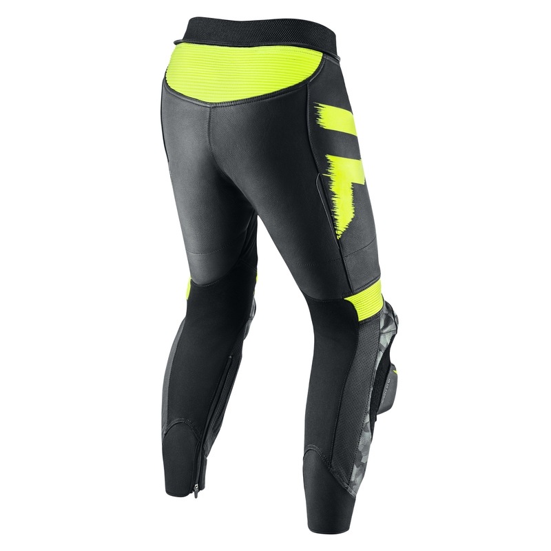 Motorističke hlače Rebelhorn Rebel 22 crno-fluo žute rasprodaja
