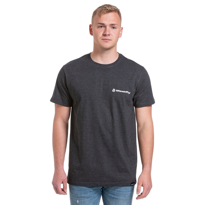 Majica kratkih rukava Meatfly Sunset siva