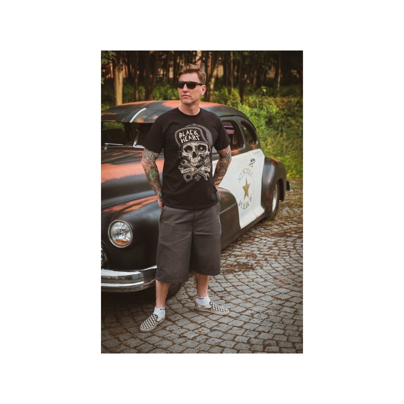 Muška majica kratkih rukava Black Heart Garage Built