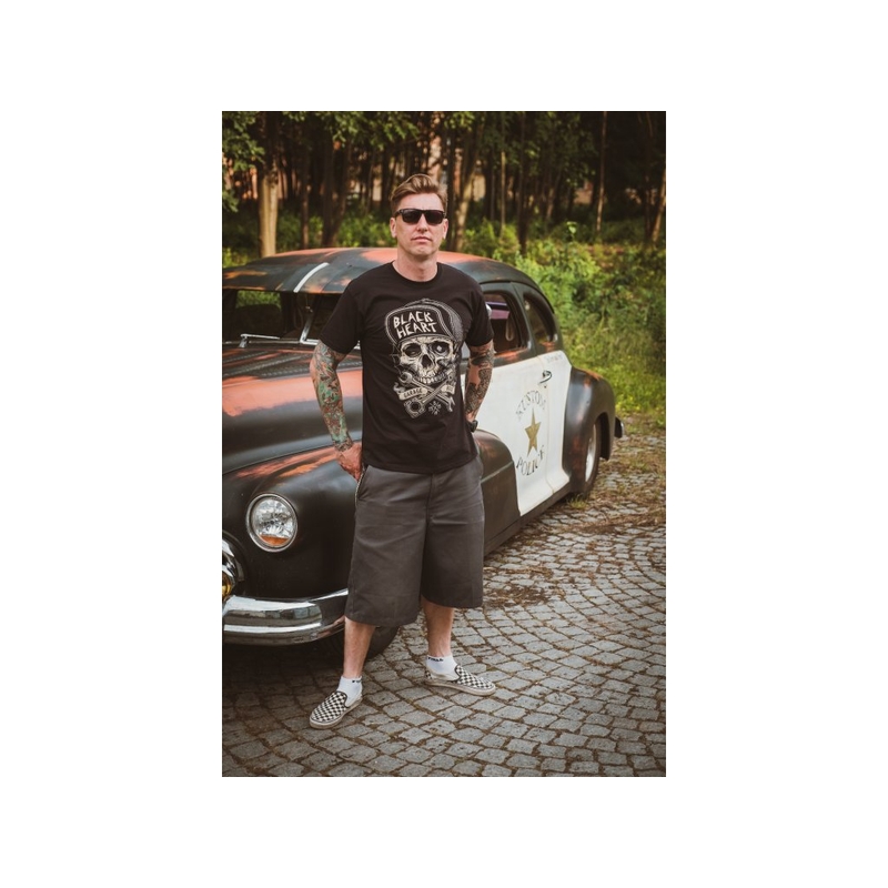 Muška majica kratkih rukava Black Heart Garage Built