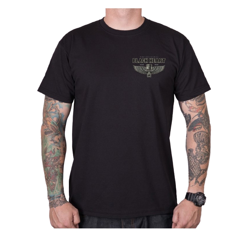 Black Heart Blue Chopper muška majica kratkih rukava