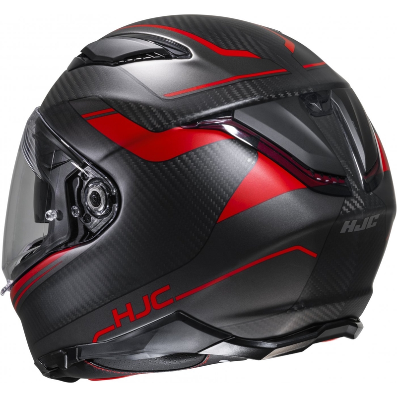 Integralna moto kaciga HJC F70 Carbon Ubis MC1SF crno-crvena