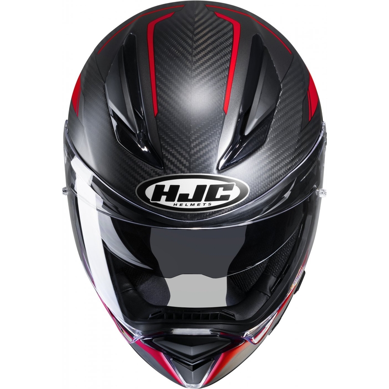 Integralna moto kaciga HJC F70 Carbon Ubis MC1SF crno-crvena
