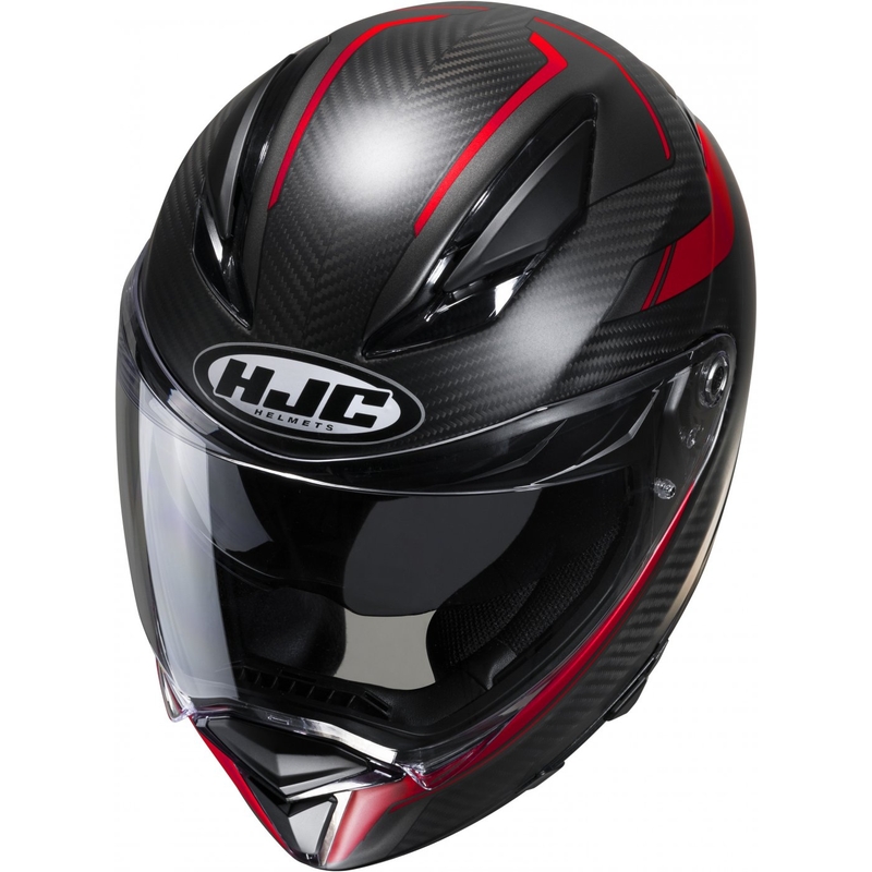 Integralna moto kaciga HJC F70 Carbon Ubis MC1SF crno-crvena