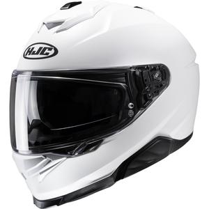 Integralna motociklistička kaciga HJC i71 Solid Semi Flat biserno bijela