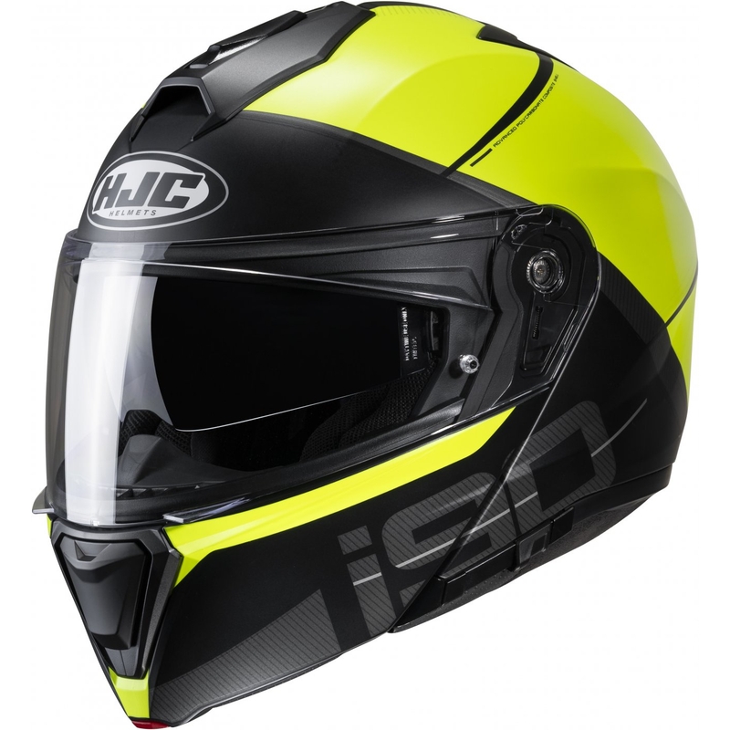 Motociklistička kaciga na preklop HJC i90 May MC3HSF crno-fluo žuta