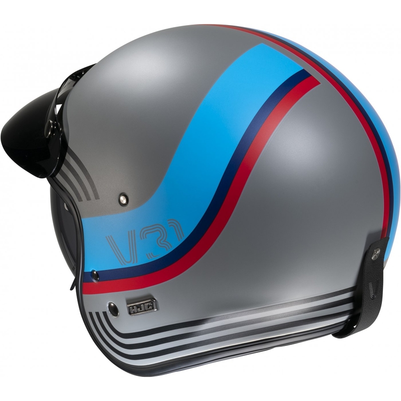 HJC V31 Byron MC21SF otvorena motociklistička kaciga crvena-plava-crna-siva