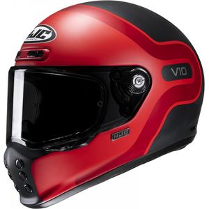 Integralna motociklistička kaciga HJC V10 Grape MC1SF crno-crvena