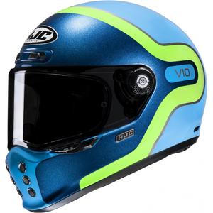 Integralna motociklistička kaciga HJC V10 Grape MC24 plavo-zelena