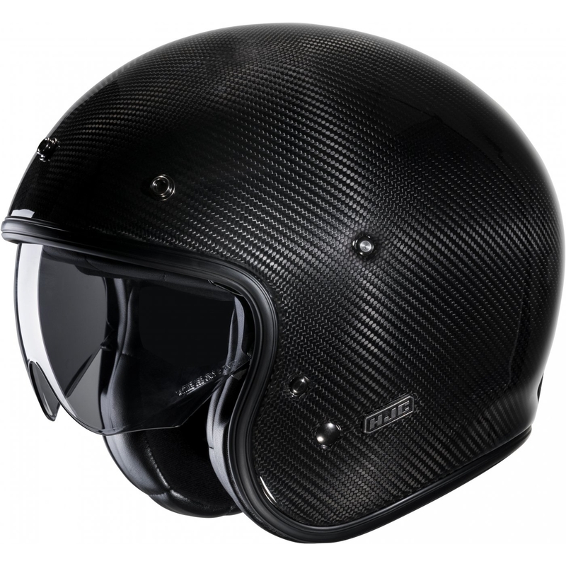 HJC V31 Karbonska otvorena motociklistička kaciga crna