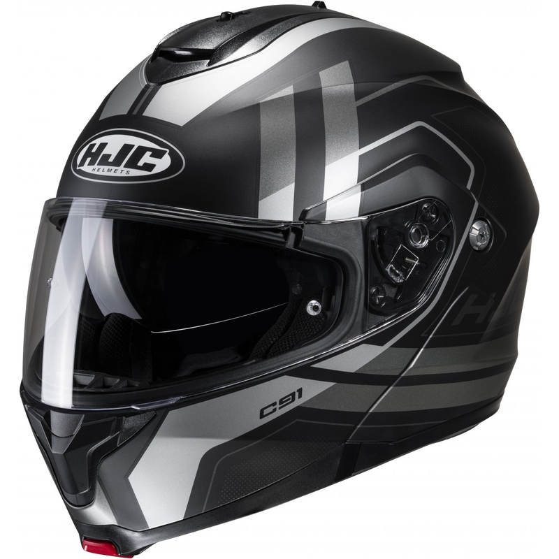 Motociklistička kaciga na preklop HJC C91 Octo MC5SF crno-siva