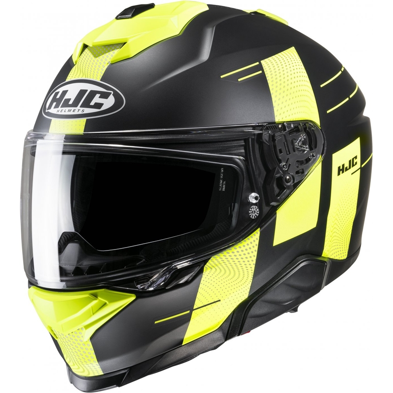 Integralna moto kaciga HJC i71 Peka MC3HSF crno-fluo žuta rasprodaja