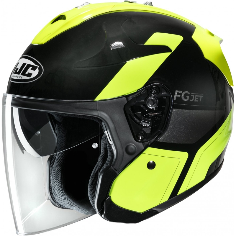 Otvorena motociklistička kaciga HJC FG-JET Epen MC3H crno-fluo žuta