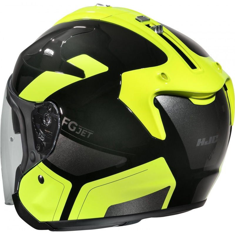 Otvorena motociklistička kaciga HJC FG-JET Epen MC3H crno-fluo žuta
