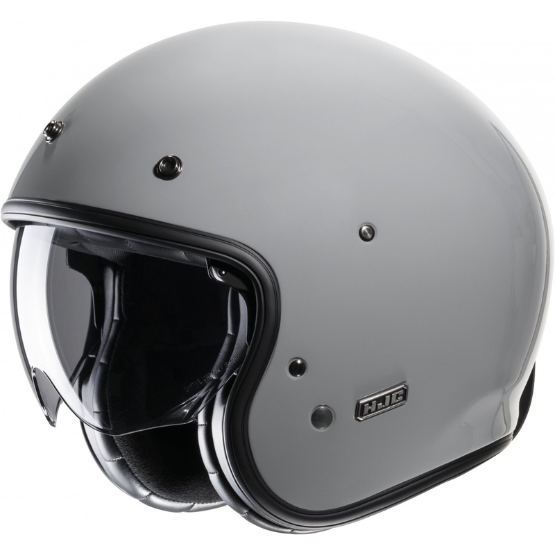 Otvorena motociklistička kaciga HJC V31 Jednobojna n. siva