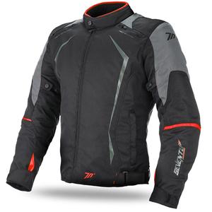 Motociklistička jakna SEVENTY DEGREES SD-JR47 crno-sivo-crvena