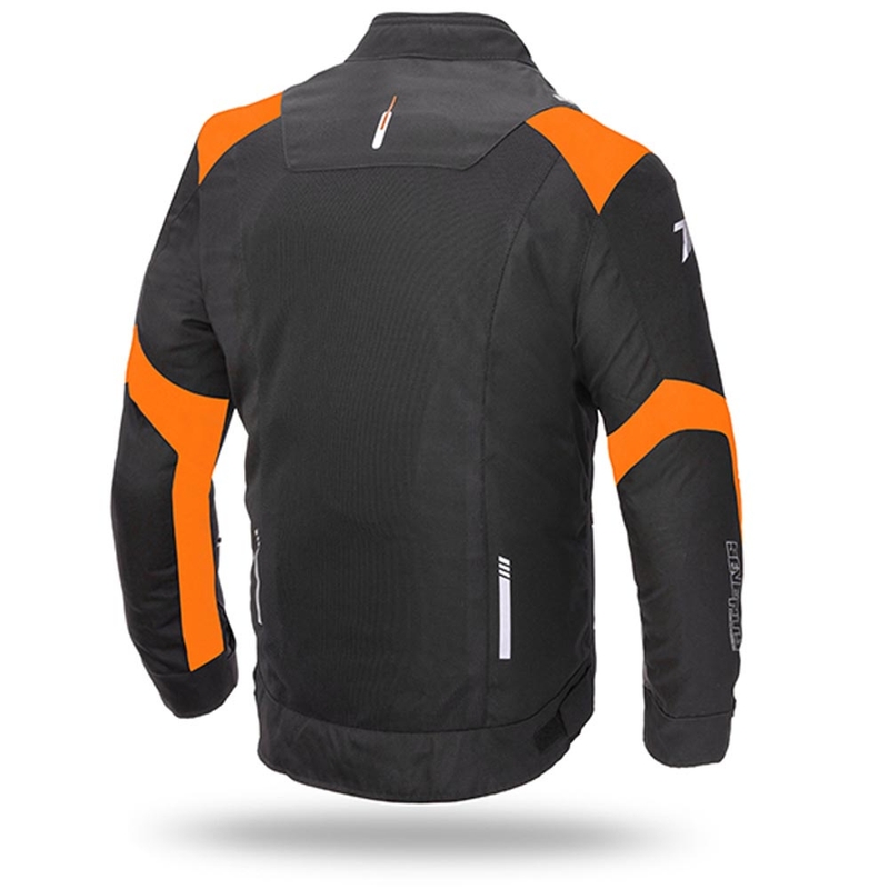 Motociklistička jakna SEVENTY DEGREES SD-JR52 crno-narančasta rasprodaja