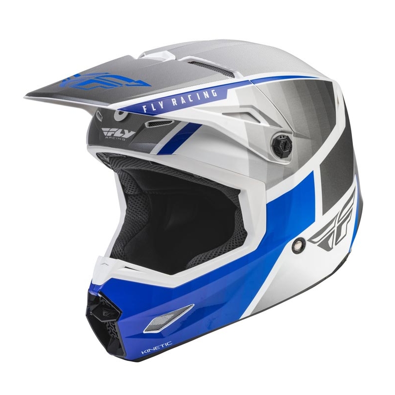 Motocross kaciga FLY Racing Kinetic Drift plavo-sivo-bijela