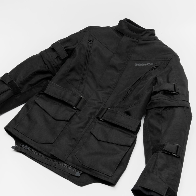 Dječja motoristička jakna Ozone Sahara crna