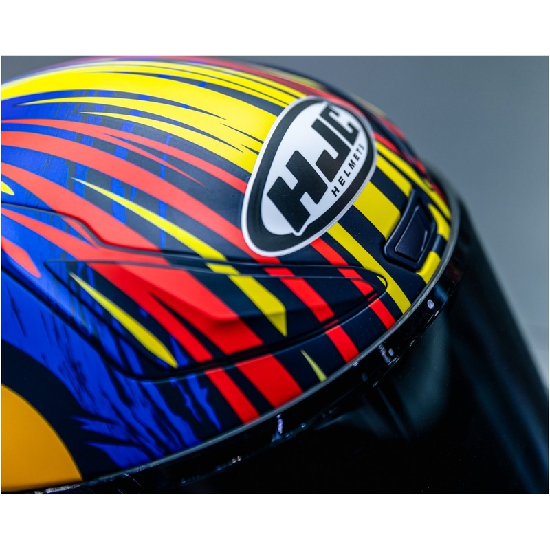 Motociklistička kaciga s punim licem HJC RPHA 1 Redbull Jerez GP MC21SF crveno-žuto-plava