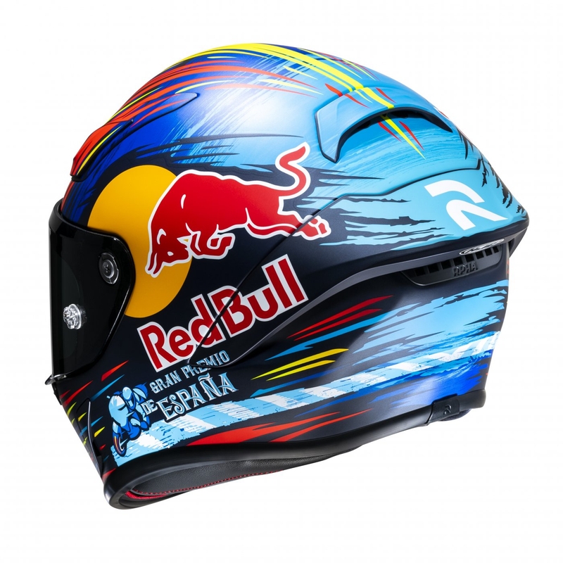 Motociklistička kaciga s punim licem HJC RPHA 1 Redbull Jerez GP MC21SF crveno-žuto-plava