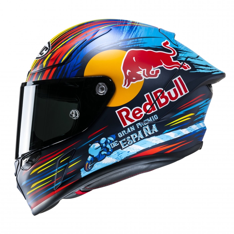 Motociklistička kaciga s punim licem HJC RPHA 1 Redbull Jerez GP MC21SF crveno-žuto-plava