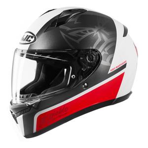 HJC C10 Fabio Quartararo 20 MC1SF motociklistička kaciga s punim licem crno-bijelo-crvena
