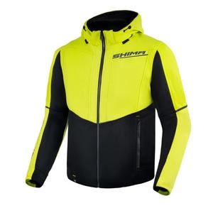Motociklistička jakna Shima Daybreaker crno-fluo žuta