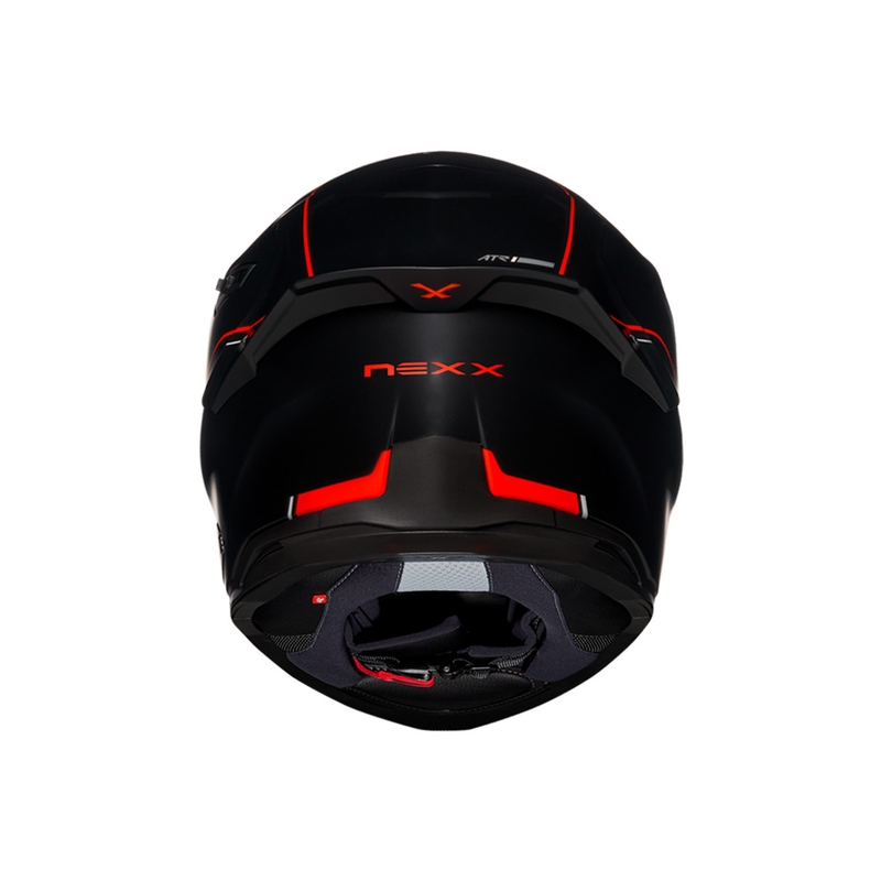 Integralna motociklistička kaciga NEXX SX.100R Frenetic crno-crvena rasprodaja
