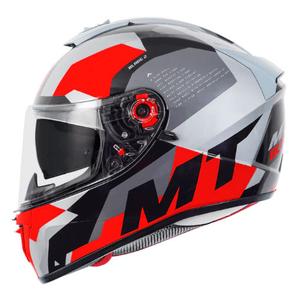 Integralna motociklistička kaciga MT Blade 2 SV Fade A2 crno-sivo-crvena