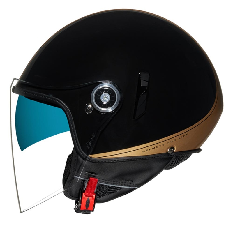 Otvorena motociklistička kaciga NEXX SX.60 Sienna crno-zlatna