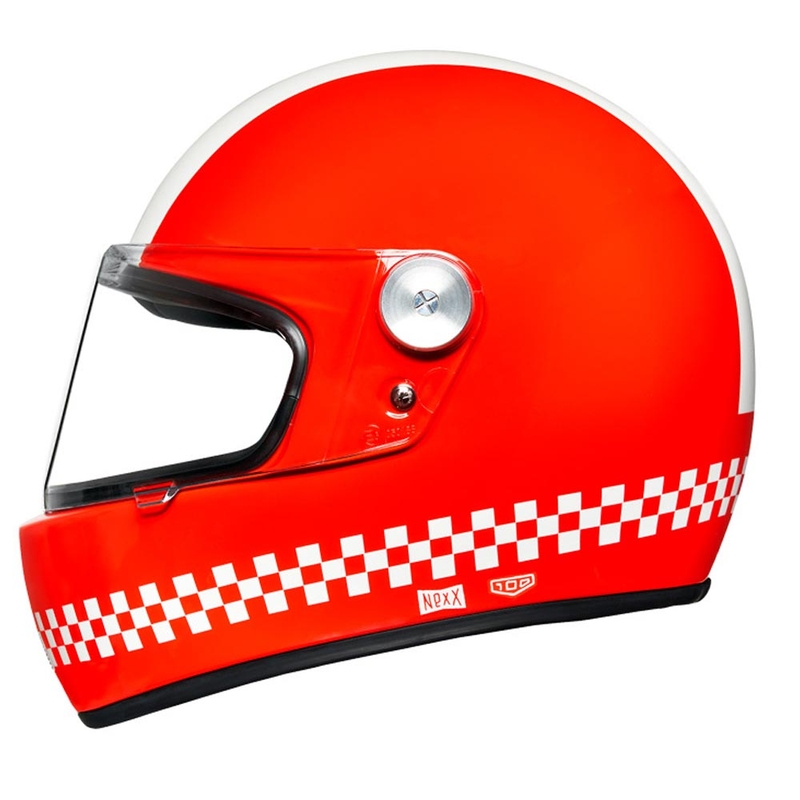 Integralna motociklistička kaciga NEXX X.G100R Finish Line crvena rasprodaja