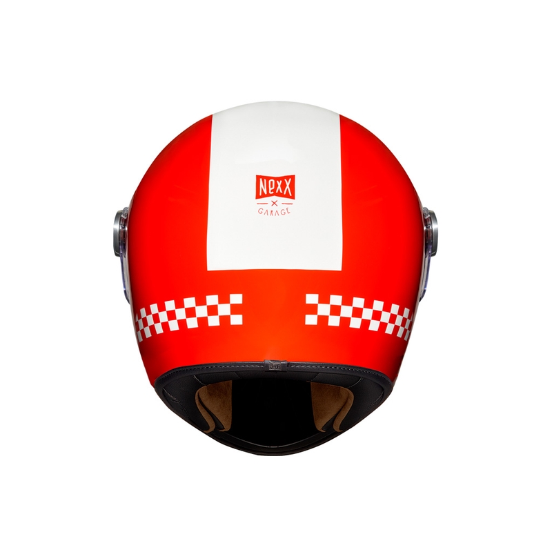 Integralna motociklistička kaciga NEXX X.G100R Finish Line crvena rasprodaja
