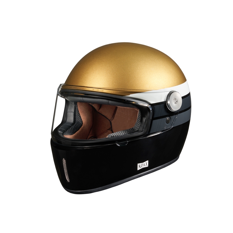 Integralna motociklistička kaciga NEXX X.G100R Gallon zlatno-crna rasprodaja
