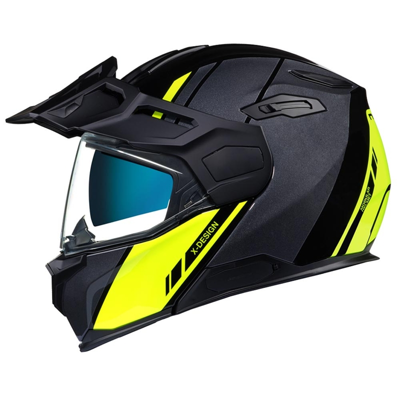 Kaciga na preklop NEXX X.Vilijord Hi-Viz sivo-fluo žuta rasprodaja