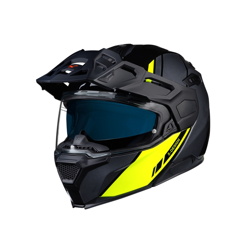 Kaciga na preklop NEXX X.Vilijord Hi-Viz sivo-fluo žuta rasprodaja