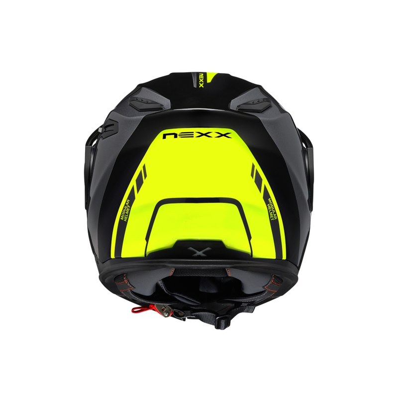 Kaciga na preklop NEXX X.Vilijord Hi-Viz sivo-fluo žuta rasprodaja