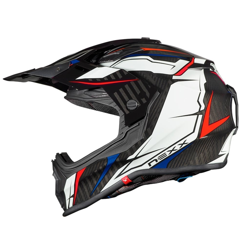 Enduro kaciga NEXX X.WRL Atika crno-bijelo-crvena rasprodaja
