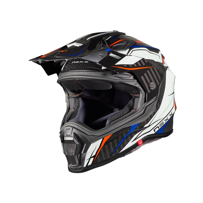Enduro kaciga NEXX X.WRL Atika crno-bijelo-crvena rasprodaja