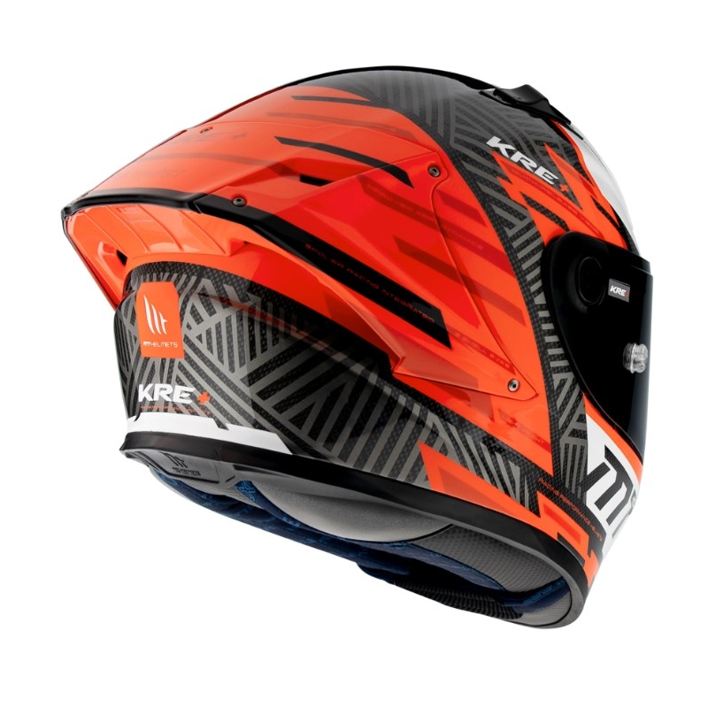 Integralna motociklistička kaciga MT FF103PLUSC KRE+ Carbon Brush A5 crno-bijelo-crvena