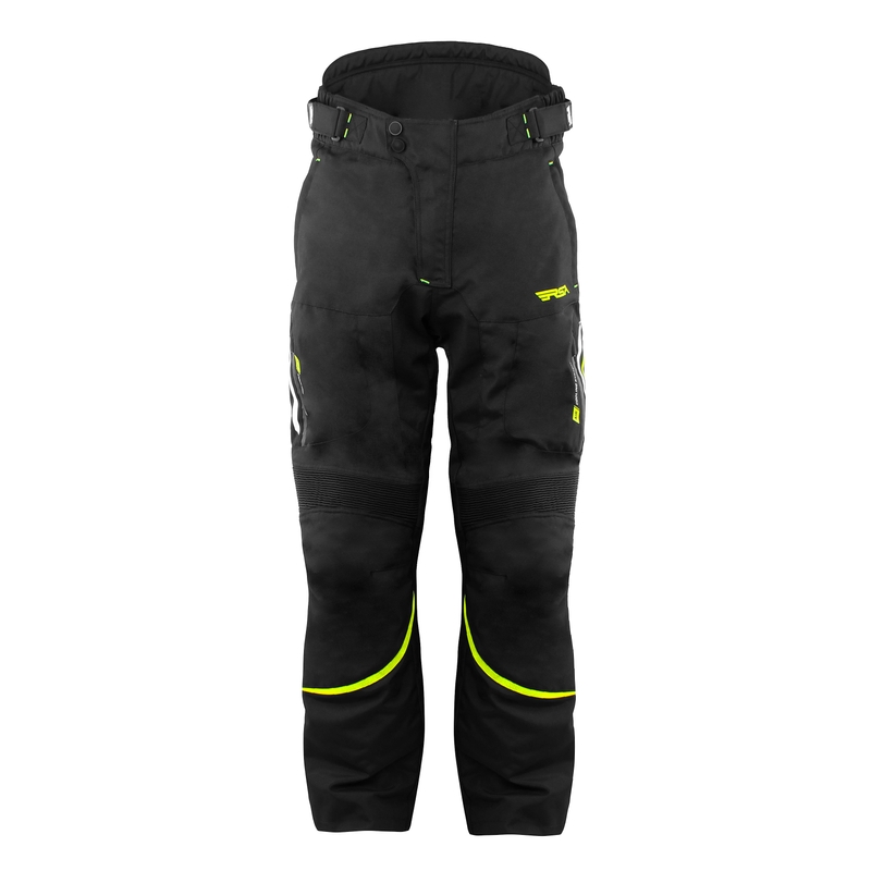 Motorističke hlače RSA Warm crne-fluo žute rasprodaja