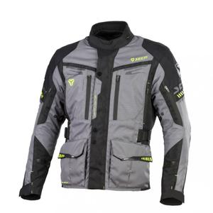 Motociklistička jakna SECA Arrakis II sivo-crna rasprodaja